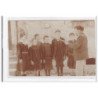 LOUGRATTE : lot de 2 cartes photo, ecole  - apprentissage du tir au fusil - tres bon etat