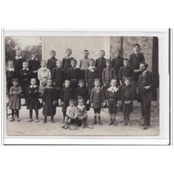 LOUGRATTE : lot de 2 cartes photo, ecole  - apprentissage du tir au fusil - tres bon etat