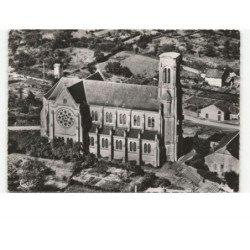 MATTON-CLEMENCY: l'église vue aérienne 10x15 - très bon état