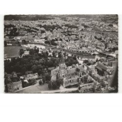 MEZIERES-CHARLEVILLE: vue générale des 2 villes vue aérienne 10x15 - très bon état