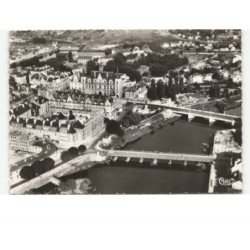 MEZIERES: la meuse vue aérienne 10x15 - très bon état