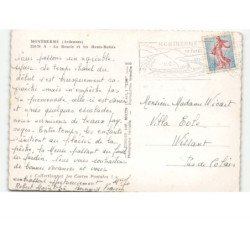 MONTHERME: la boucle et les hauts-buttés vue aérienne 10x15 - très bon état