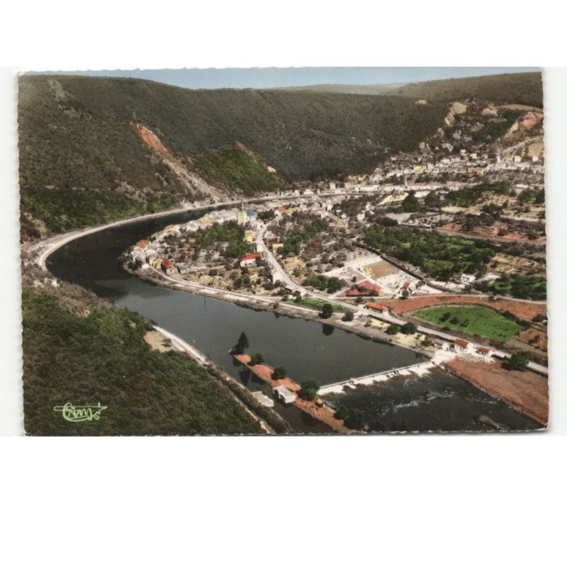 MONTHERME: vue aérienne 10x15 - très bon état
