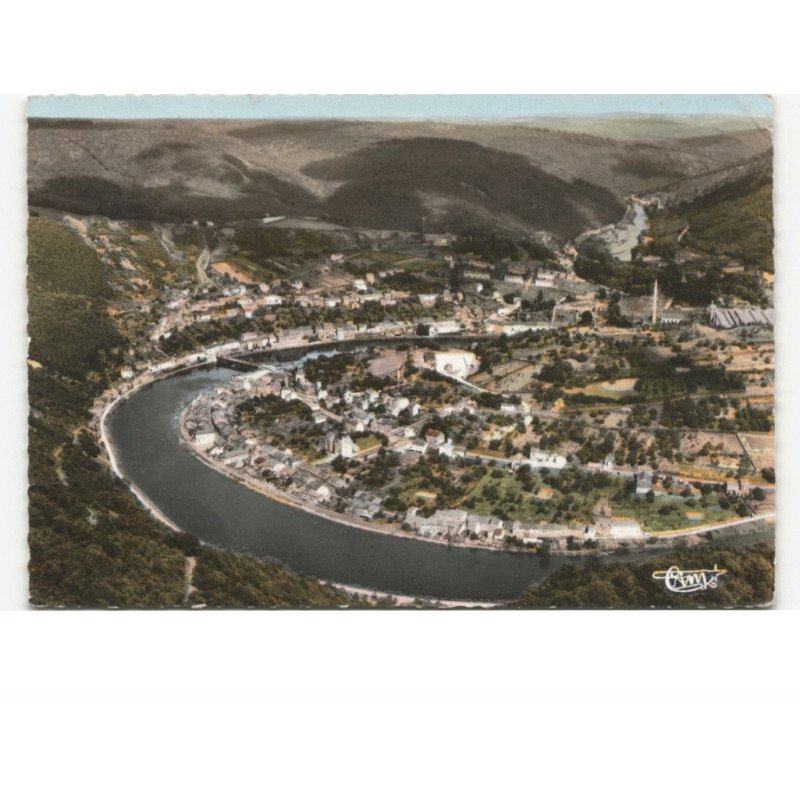 MONTHERME: vue générale et la semoy vue aérienne 10x15 - état