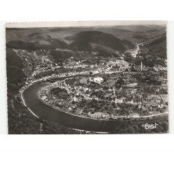 MONTHERME: vue générale et la semois vue aérienne 10x15 - très bon état