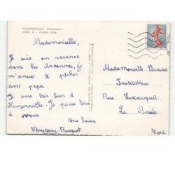 NOUZONVILLE: centre ville vue aérienne 10x15 - très bon état
