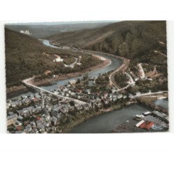 REVIN: vue générale et les trois ponts vue aérienne 10x15 - très bon état