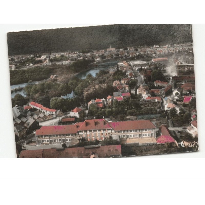 REVIN: groupe scolaire vue aérienne 10x15 - très bon état