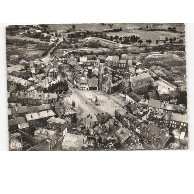 ROCROI: la palce verte vue aérienne 10x15 - très bon état