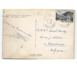 ROCROI: place verte, la mairie vue aérienne 10x15 - état