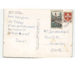 THILAY: vue aérienne 10x15 - très bon état