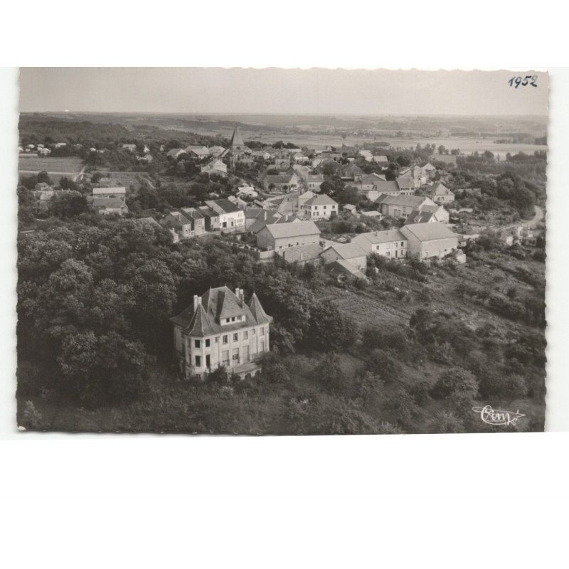 VONCQ: le château gallas: vue aérienne 10x15 - très bon état