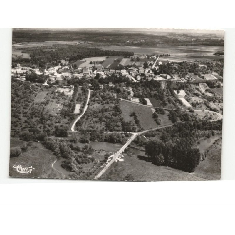 VONCQ: le pont sue l'aisne vue aérienne 10x15 - très bon état
