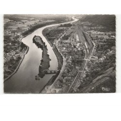 VIREUX-MOLHAIN: vue générale vue aérienne 10x15 - très bon état