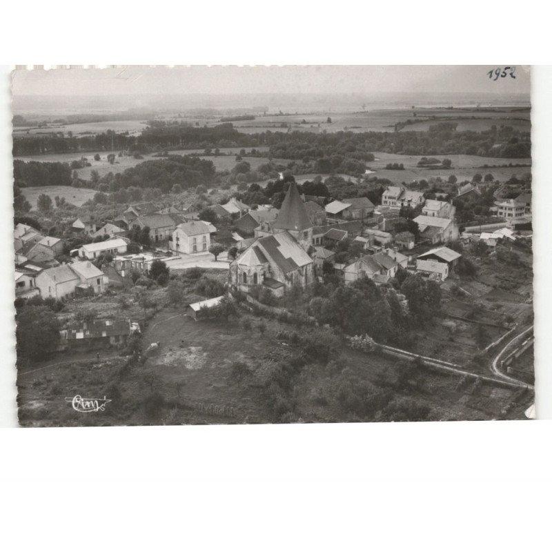 VONCQ: vue générale vue aérienne 10x15 - très bon état