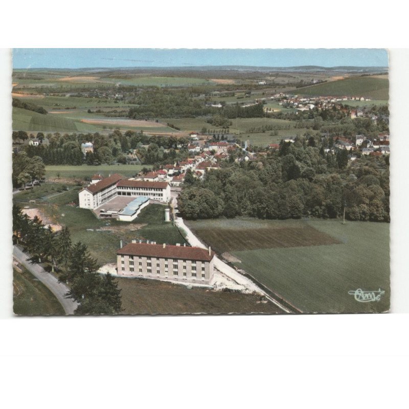 AIX-en-OTHE: le collège et colonie de vacances vue aérienne 10x15 - très bon état