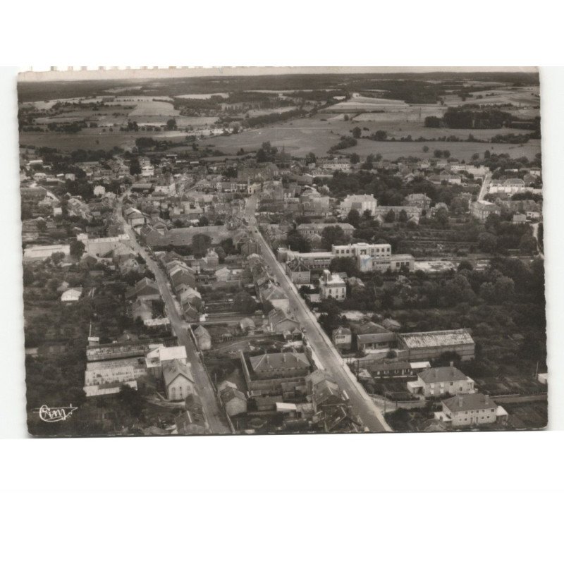 VOUZIERS: vue générale vue aérienne 10x15 - très bon état
