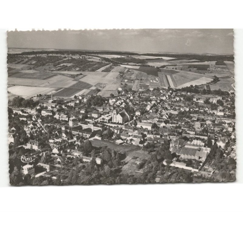 AIX-en-OTHE: vue générale vue aérienne 10x15 - très bon état