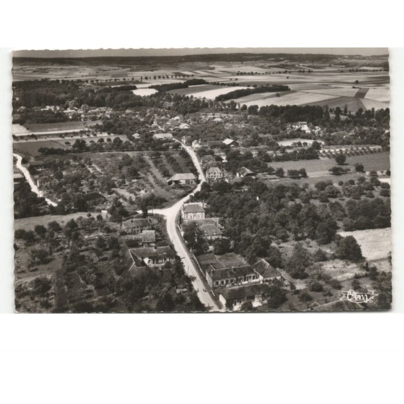 CHAMOY: rue de la violette vue aérienne 10x15 - très bon état
