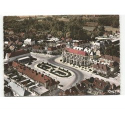 ARCIS-sur-AUBE: le centre vue aérienne 10x15 - très bon état