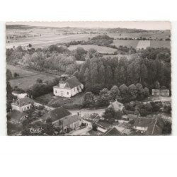 CHAMOY: sur l'église vue aérienne 10x15 - très bon état