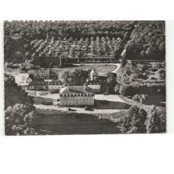 CHAOURCE: château de crogny, dépendances et jardins vue aérienne 10x15 - très bon état