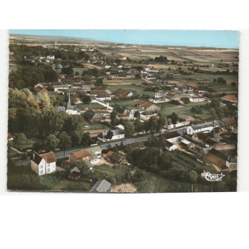 MAILLY-le-CAMP: vue générale vue aérienne 10x15 - très bon état