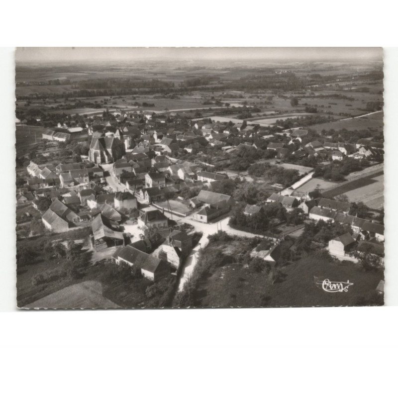 MAROLLES-sous-LIGNIERES: vue générale vue aérienne 10x15 - très bon état