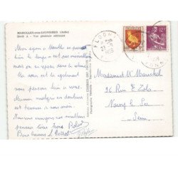 MAROLLES-sous-LIGNIERES: vue générale vue aérienne 10x15 - très bon état