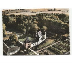 SAINT-BENOIST-sur-VANNE: le château vue aérienne 10x15 - très bon état