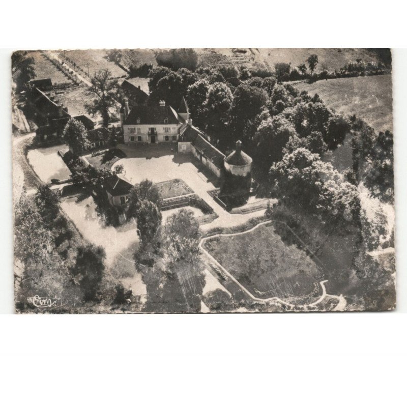 RUMILLY-les-VAUDES: château vue aérienne 10x15 - très bon état