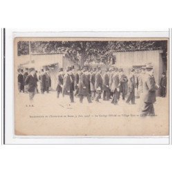 REIMS : inauguration de l'exposition de reims 4 juin 1903, cortege officiel village noir le dessinateur - tres bon etat