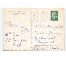 ARCIS-su-AUBE: l'église vue aérienne 10x15 - état