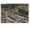 BRIENNE-le-CHATEAU: place de la république vue aérienne 10x15 - très bon état