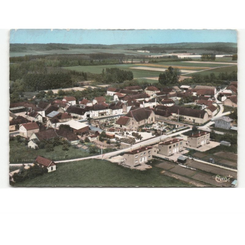 VIREY-sous-BAR: le centre vue aérienne 10x15 - état