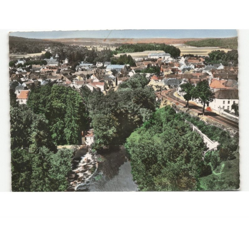 GYE-sur-SEINE: bords de seine vue aérienne 10x15 - très bon état