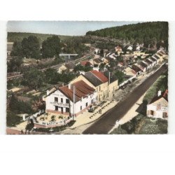 PLAINES-SAINT-LANGE: hôtel-restaurant relais champagne-bourgogne vue aérienne 10x15 - très bon état