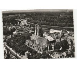 NOGENT-sur-SEINE: l'église saint-laurent vue aérienne 10x15 - état