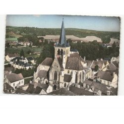 LES RICEYS-HAUT: quartier de l'église vue aérienne 10x15 - état