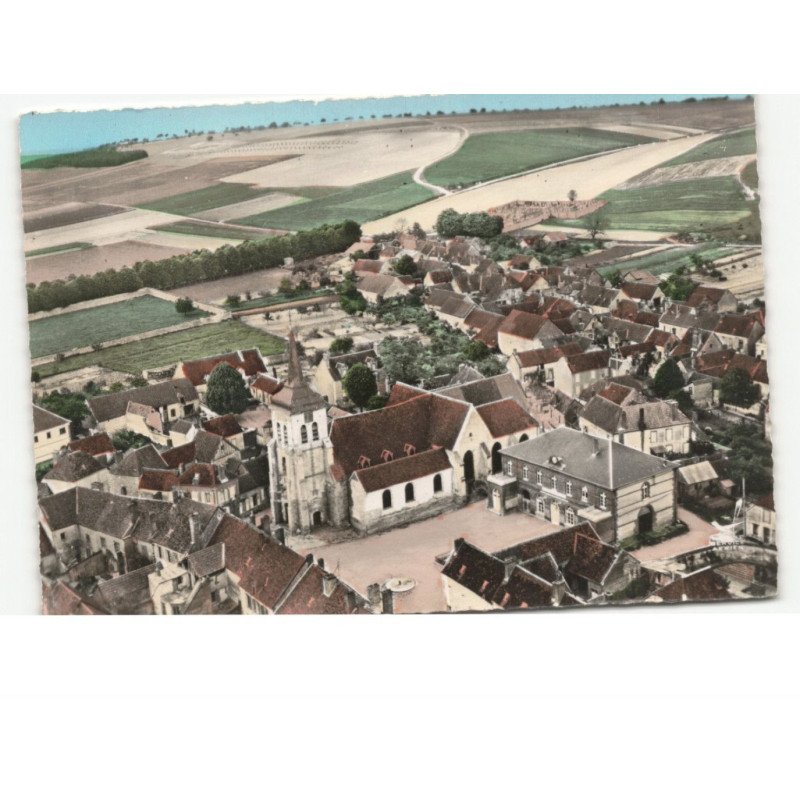 RIGNY-le-FERRON: l'église vue aérienne 10x15 - très bon état