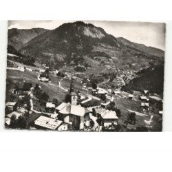 SAINT-NICOLAS-la-CHAPELLE: vue générale sur saint-nicolas, au fond flumet le gateau vue aérienne 10x15 - état