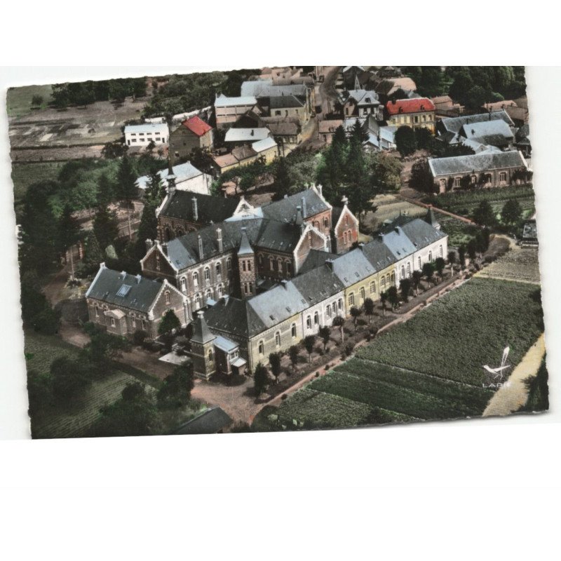 ORIGNY-en-THIERACHE: la maison de retraite vue aérienne 10x15 - très bon état
