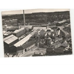 SAINT-GOBAIN: la manufacture des glaces vue aérienne 10x15 - très bon état