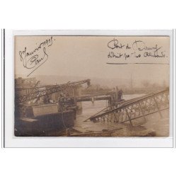 MARNE : pont detruit par les allemands - tres bon etat