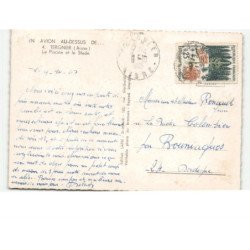 TERGNIER: la piscine et le stade vue aérienne 10x15 - état