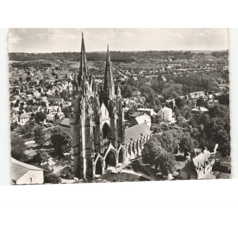 SOISSONS: saint-jean-des-vignes, ancienne abbaye vue aérienne 10x15 - très bon état
