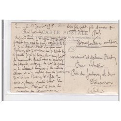 MARNE : carte photo - pont détruit par des allemands (WW1) - tres bon etat