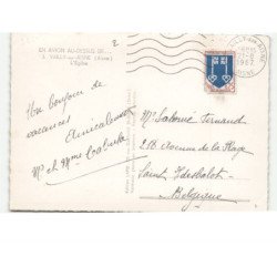 VAILLY-sur-AISNE: l'église vue aérienne 10x15 - très bon état