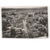 VILLERS-COTTERETS: rue du maréchal leclerc place du docteur mouflier la poste vue aérienne 10x15 - état