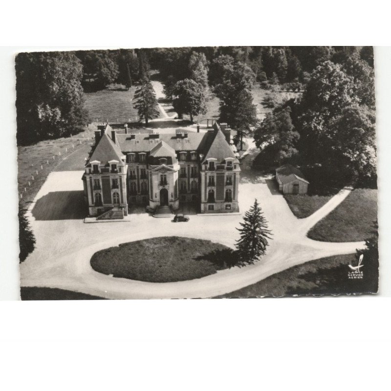 VILLENEUVE-saint-GERMAIN: le château vue aérienne 10x15 - très bon état